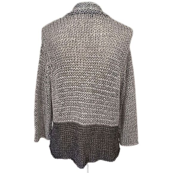 Eileen Fisher Italian Yarn Cardigan L Open Knit Quiet Luxury Old Money Capsule. - Picture 4 of 13